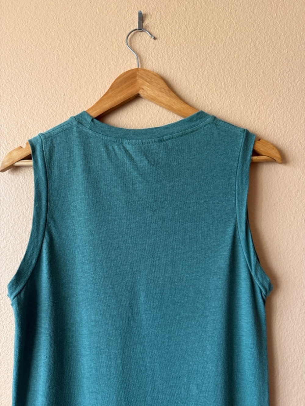 Jungmaven Hermosa hemp & organic cotton dress in discontinued color teal, XS - Picture 6 of 10
